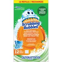 Recharge de tampons jetables dans les toilettes, pour la brosse pour cuvettes Scrubbing Bubbles Fresh Brush, Recharge M & M Nord Ouest Inc