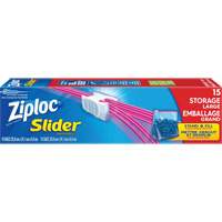 Ziploc&reg; Slider Freezer Bags M & M Nord Ouest Inc