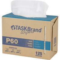 Chiffons de premi&egrave;re qualit&eacute; P60 TaskBrand, Tout usage, 16-3/4" lo x 8-1/4" la M & M Nord Ouest Inc