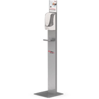 Touch-Free Hand Sanitizer Dispenser Floor Stand M & M Nord Ouest Inc