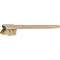 Long-Handle Pot Brush, 20" L, Tampico Bristles, Beige M & M Nord Ouest Inc