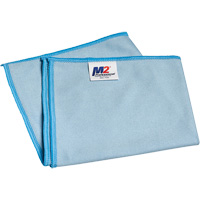 Window Cleaning Cloth, Microfibre, Blue M & M Nord Ouest Inc