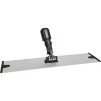 Support de vadrouille &agrave; &eacute;pousseter en microfibres &agrave; boucles et crochets, 18", Aluminium M & M Nord Ouest Inc