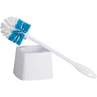 Bowl Brush with Caddy, 15-1/2" L, Polypropylene Bristles, White JN099 | M & M Nord Ouest Inc