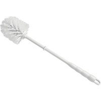 Brosse &agrave; cuvettes, 15-1/2" l, Soies Polypropyl&egrave;ne, Rouge/Blanc M & M Nord Ouest Inc