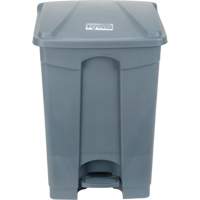 Step-On Garbage Can, Plastic, 12 US gal. Capacity M & M Nord Ouest Inc