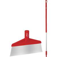 Floor Scraper with Handle, Red, 9-3/5" W x 55-9/10" L M & M Nord Ouest Inc