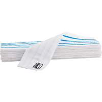 Disposable Mop Pad, Hook and Loop Style, Microfibre, 18" L x 4" W JO090 | M & M Nord Ouest Inc