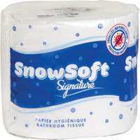 Papier hygi&eacute;nique de premi&egrave;re qualit&eacute; Snow Soft, 2 Pli, 600 Feuilles/Rouleu, Longueur 145', Blanc M & M Nord Ouest Inc