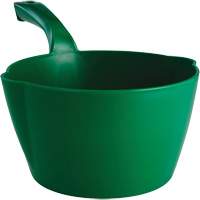 Round Bowl Scoop, Plastic, Green, 64 oz. M & M Nord Ouest Inc