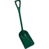 One-Piece Metal Detectable Shovel, 10" x 14" Blade, 37-1/2" Length, Plastic, Green M & M Nord Ouest Inc