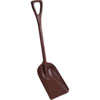 One-Piece Metal Detectable Shovel, 10" x 14" Blade, 37-1/2" Length, Plastic, Red M & M Nord Ouest Inc