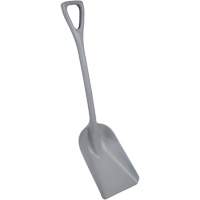 One-Piece Metal Detectable Shovel, 10" x 14" Blade, 37-1/2" Length, Plastic, Grey M & M Nord Ouest Inc