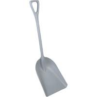 One-Piece Metal Detectable Shovel, 13-3/4" x 17" Blade, 42-1/2" Length, Plastic, Grey M & M Nord Ouest Inc