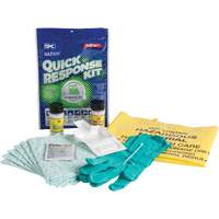 Hazwik&reg; Quick Response Spill Kit for Chemical Spills, Hazmat, Bag, 0.33 US gal. Absorbancy M & M Nord Ouest Inc