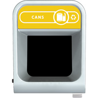 Configure Can Waste Container, Bulk/Curbside/Deskside, Steel, 15 US gal. M & M Nord Ouest Inc