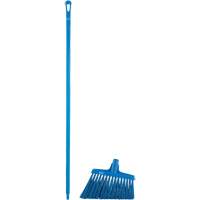 T&ecirc;te &agrave; balai en angle avec manche en m&eacute;tal, Crins Extra-ferme, 12", Polyester, Bleu M & M Nord Ouest Inc