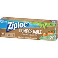 Sacs à sandwich compostables Ziploc<sup>MD</sup> JP471 | M & M Nord Ouest Inc