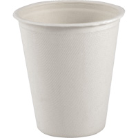 Gobelet compostable à paroi unique pour boisson chaude, Papier, 8 oz, Blanc JP816 | M & M Nord Ouest Inc