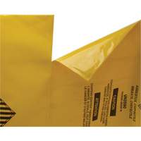 Hazardous Waste Liners, Asbestos, 40" L x 35" W, 3 mils M & M Nord Ouest Inc