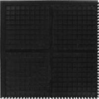 Tuile de centre modulaire Hog Heaven III Comfort, Ondul&eacute;, 3' x 3' x 3/4", Noir, Nitrile M & M Nord Ouest Inc