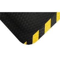 Tapis Hog Heaven, Losange, 4-4/5' x 8' x 7/8", Noir/Jaune, Nitrile M & M Nord Ouest Inc