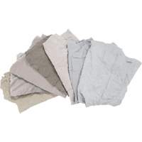 Recycled Material Wiping Rags, Cotton, White, 25 lbs. JQ111 | M & M Nord Ouest Inc