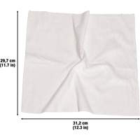 Washable Cleaning Cloths, Microfibre, White M & M Nord Ouest Inc
