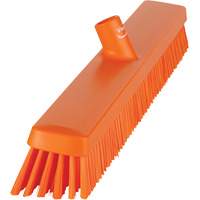 Heavy-Duty Push Broom, Fine/Stiff Bristles, 24", Orange M & M Nord Ouest Inc
