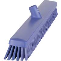 Heavy-Duty Push Broom, Fine/Stiff Bristles, 24", Purple M & M Nord Ouest Inc