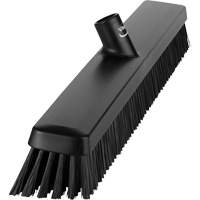 Heavy-Duty Push Broom, Fine/Stiff Bristles, 24", Black M & M Nord Ouest Inc