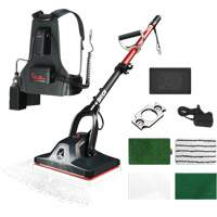 Machine oscillante pour le nettoyage des planchers Shock avec sac &agrave; dos, Nettoyant M & M Nord Ouest Inc