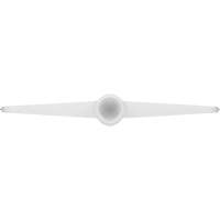 Table & Floor Scraper, White, 9-3/5" W x 1-1/5" L M & M Nord Ouest Inc