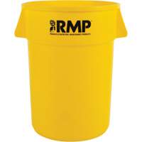 Garbage Bin, Polyethylene, 44 US gal. M & M Nord Ouest Inc
