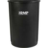 Half-Round Garbage Bin, Polyethylene, 21 US gal. M & M Nord Ouest Inc