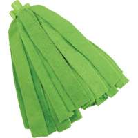 Socket Mop, Green, Microfibre, Cut Style M & M Nord Ouest Inc