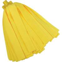 Socket Mop, Yellow, Microfibre, Cut Style M & M Nord Ouest Inc