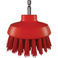 HyDrive Round Drill Brush, Extra Stiff Bristles, 3-1/10" Long, Red M & M Nord Ouest Inc