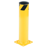 Safety Bollard, Steel, 24" H x 5-1/2" W, Yellow M & M Nord Ouest Inc