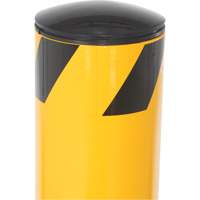 Bollard, Steel, 42" H x 5-1/2" W, Yellow M & M Nord Ouest Inc