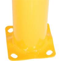 Bollard, Steel, 42" H x 5-1/2" W, Yellow M & M Nord Ouest Inc