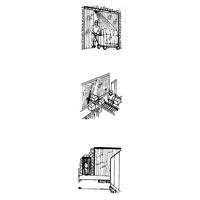 Strip Curtain Doors, 4' x 7' Door Opening, 8" Strip Width, 0.080" Strip Thickness M & M Nord Ouest Inc