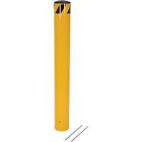 Bornes &agrave; couler, Acier, 48-1/2" h x 5-9/16" la, Jaune M & M Nord Ouest Inc