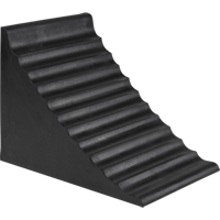 Cale de roue, 9-7/8" x 7-1/8" x 7-1/2", Noir M & M Nord Ouest Inc