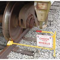 Flag Rail Chock KH985 | M & M Nord Ouest Inc