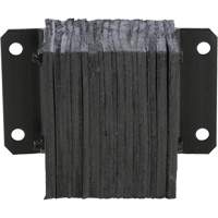 Butoir de quai lamell&eacute;, Horizontal, Caoutchouc, 12" la x 6" p x 10" h M & M Nord Ouest Inc