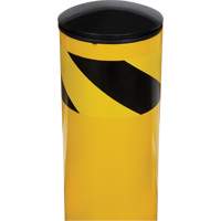 Butoir de s&eacute;curit&eacute;, Acier, 36" h x 5-1/2" la, Jaune M & M Nord Ouest Inc