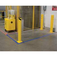 Butoir de s&eacute;curit&eacute;, Acier, 42" h x 5-1/2" la, Jaune M & M Nord Ouest Inc