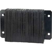 Butoirs de quai lamell&eacute;s, Horizontal, Caoutchouc, 18" la x 4" p x 12" h M & M Nord Ouest Inc