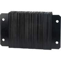 Butoirs de quai lamell&eacute;s, Horizontal, Caoutchouc, 18" la x 4" p x 12" h M & M Nord Ouest Inc